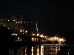 Bath at night