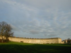 The Royal Crescent, looking east