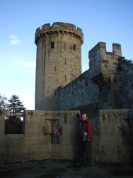 David on the wall walk