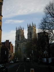 Approaching the York Minster