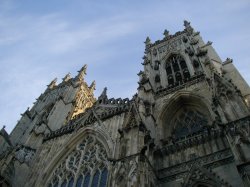 Gazing up at York Minster