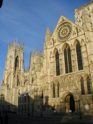 York Minster exterior including Rose Window